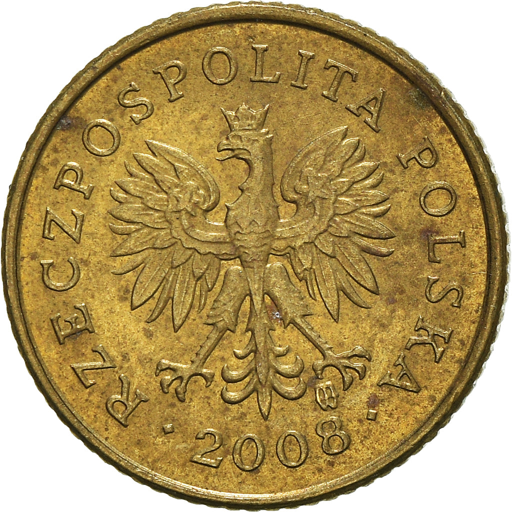 Moneta, Polonia, Grosz, 2008