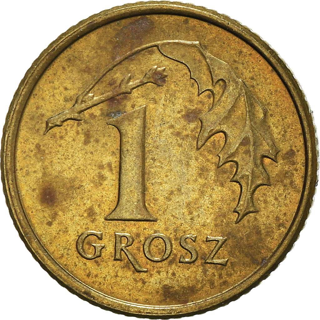 Moneta, Polonia, Grosz, 2008