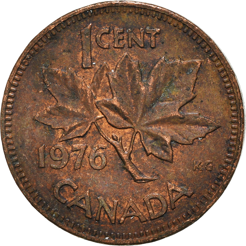 Moneta, Canada, Cent, 1976
