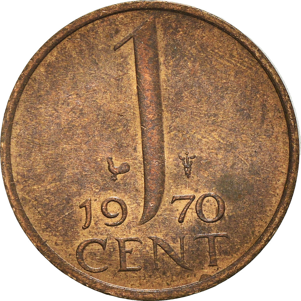 Munten, Nederland, Cent, 1970