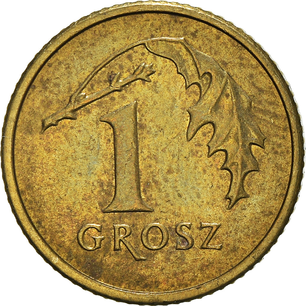 Moneta, Polonia, Grosz, 2002