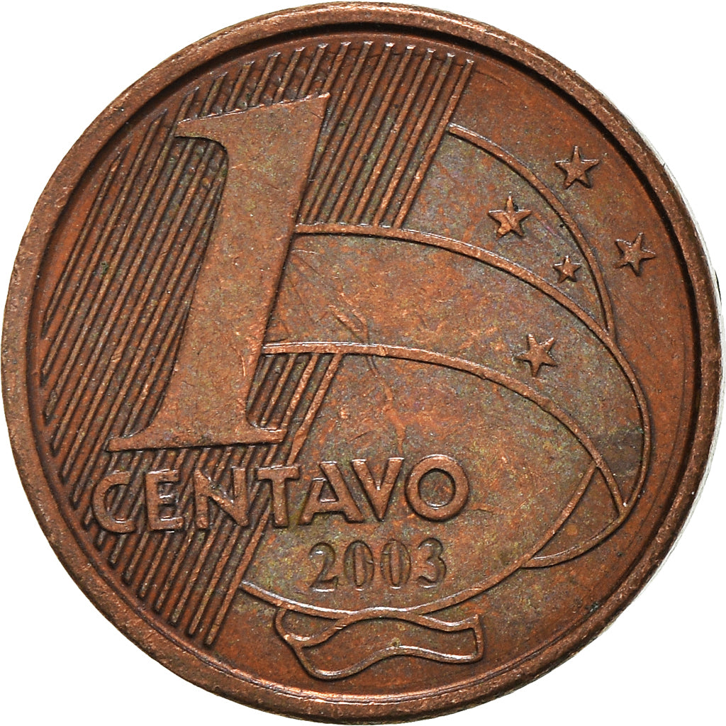 Moneda, Brasil, Centavo, 2003