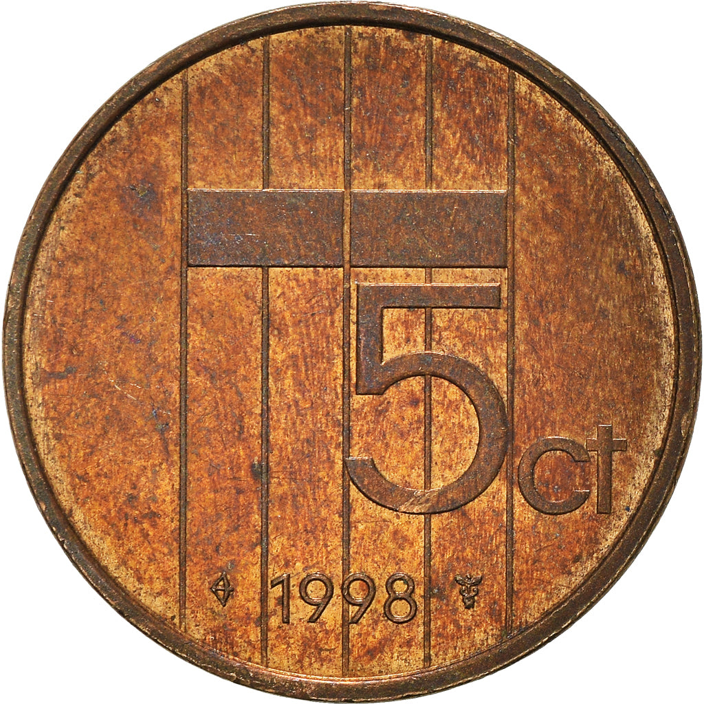 Munten, Nederland, 5 Cents, 1998