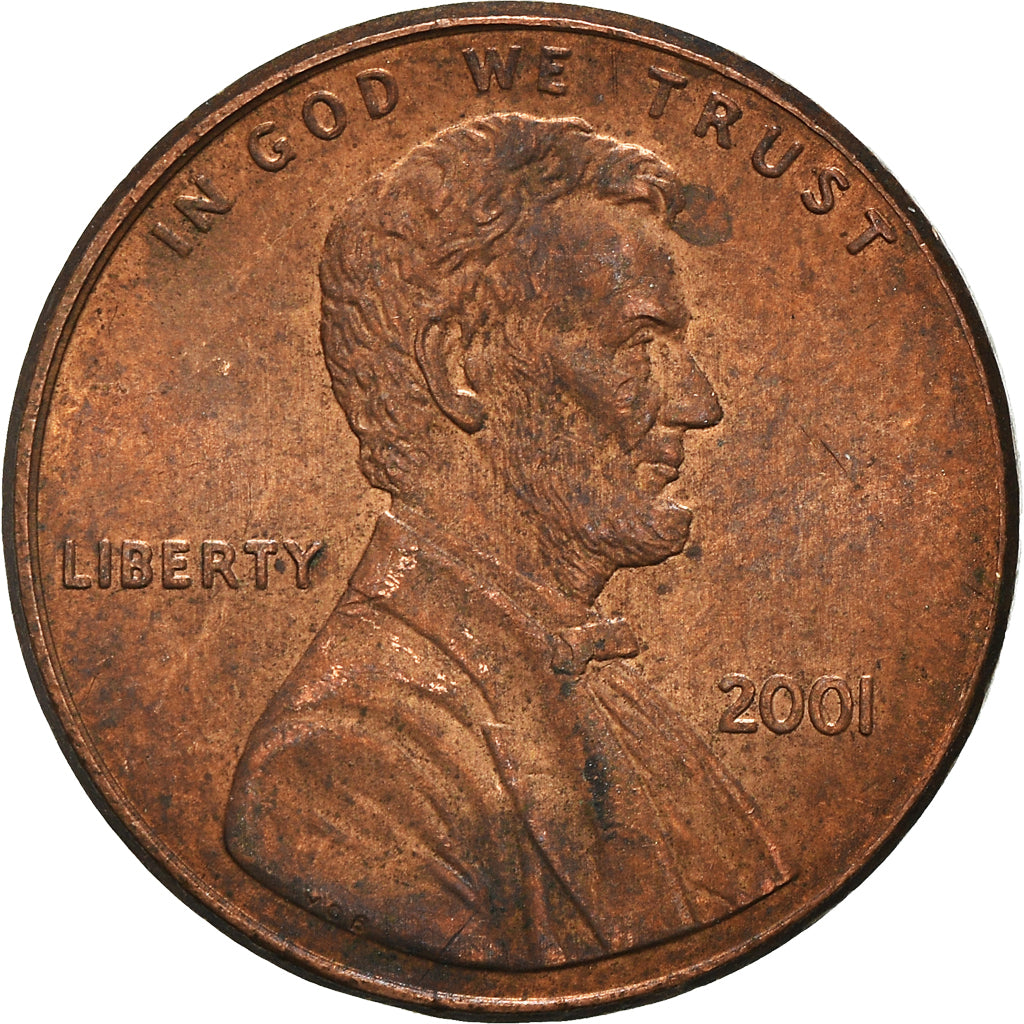 Moneta, Stati Uniti, Cent, 2001