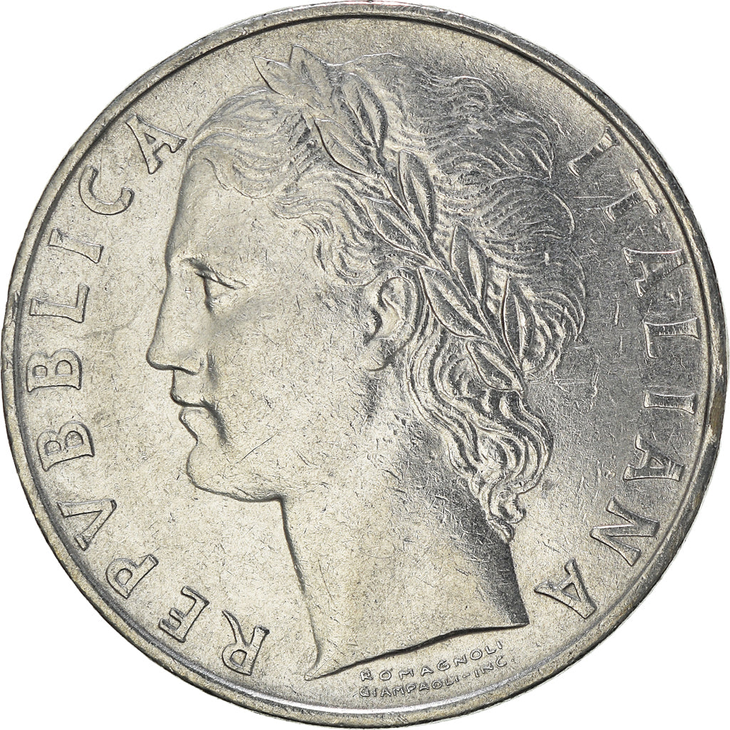 Moneda, Italia, 100 Lire, 1964