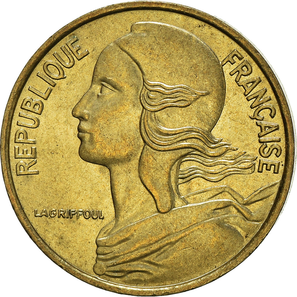Moneda, Francia, 5 Centimes, 1975