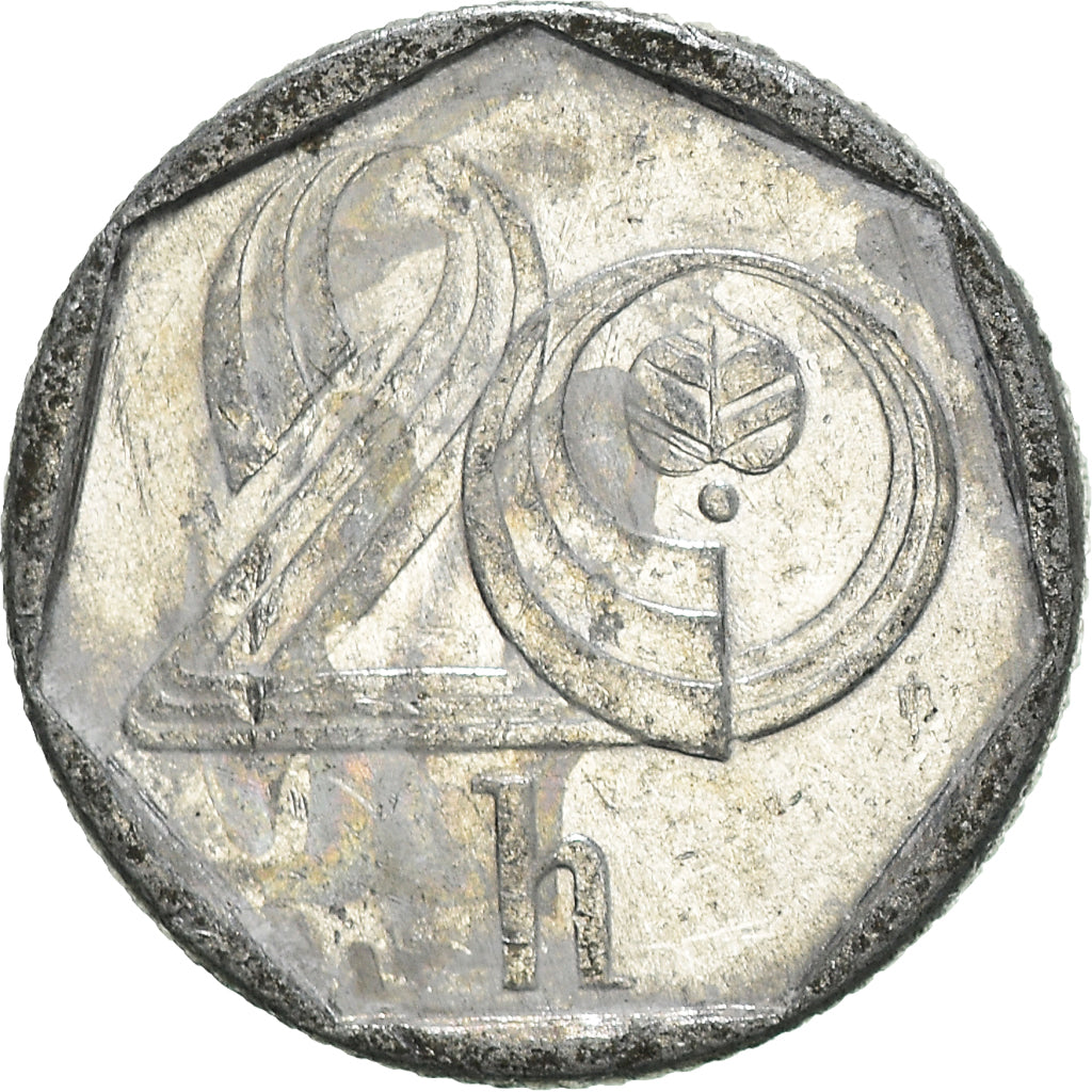 Moneta, Repubblica Ceca, 20 Haleru, 1994