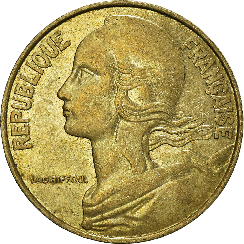 Moeda, França, 20 Centimes, 1991