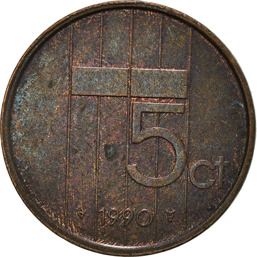 Munten, Nederland, 5 Cents, 1990