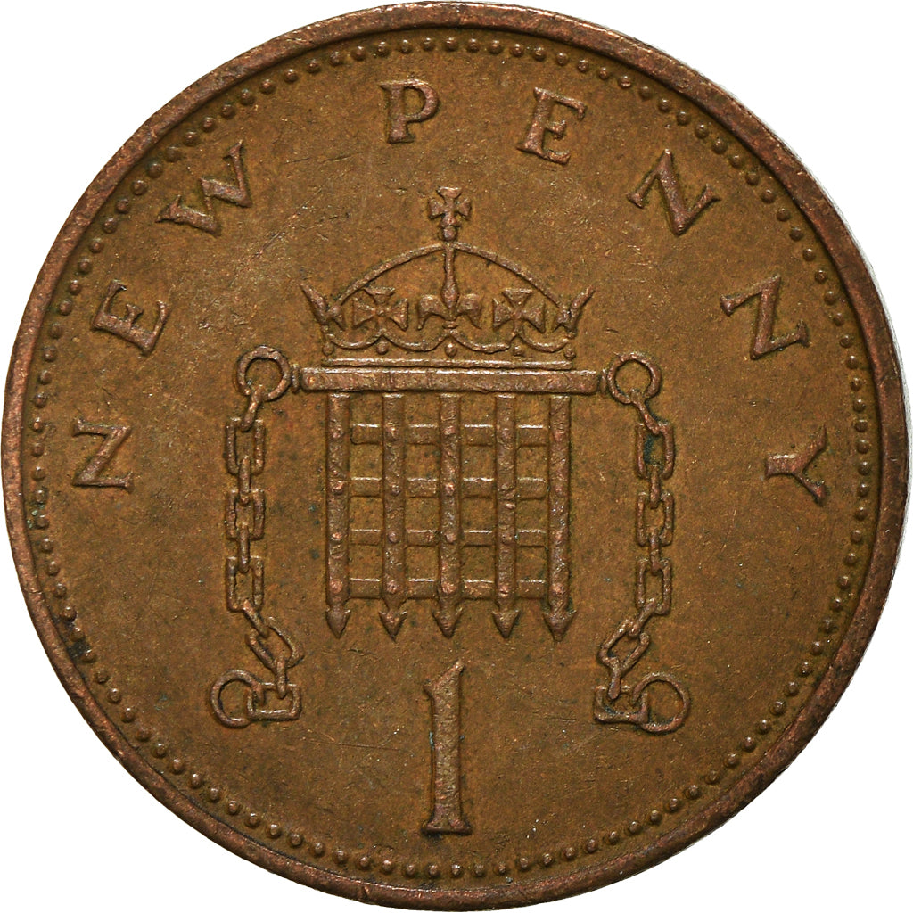 Coin, Great Britain, New Penny, 1971