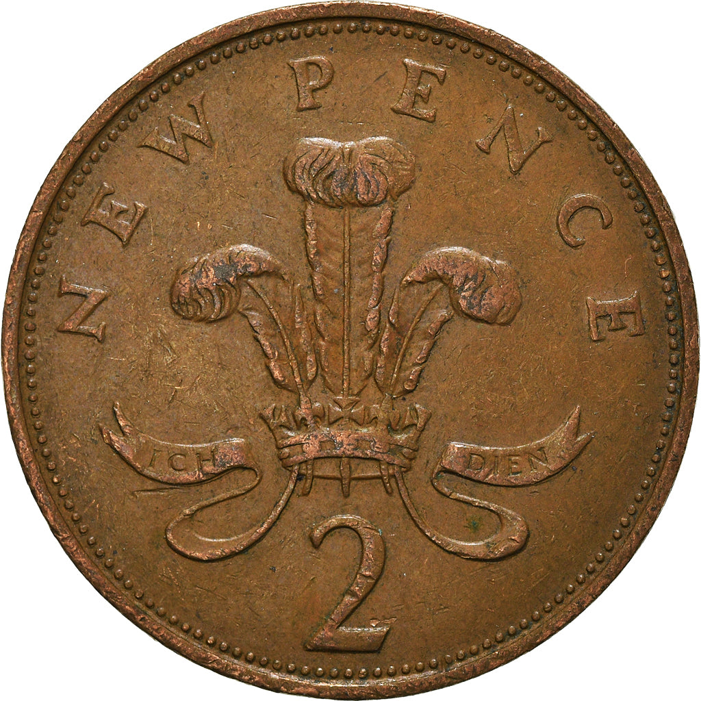 Moeda, Grã-Bretanha, 2 New Pence, 1981