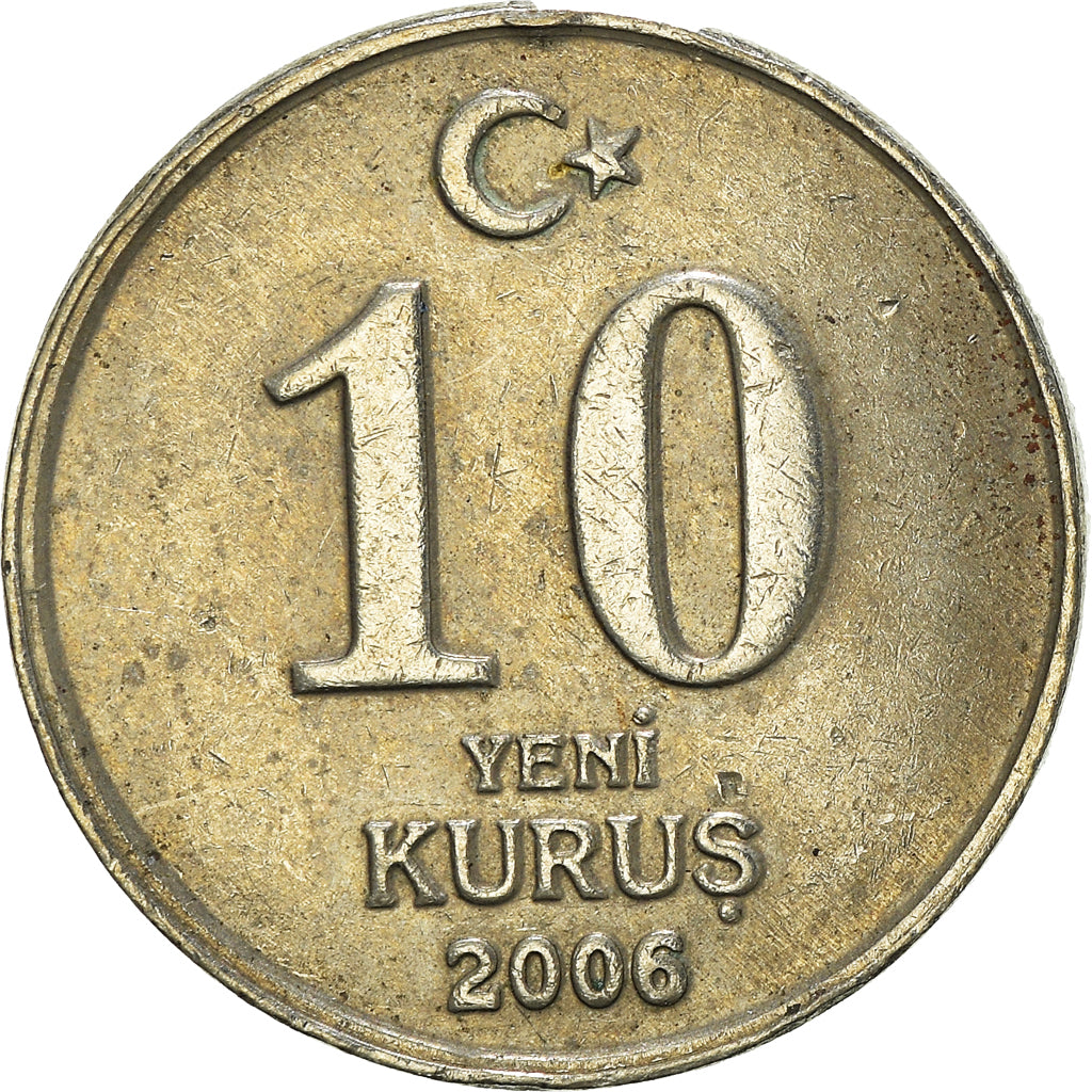 Munten, Turkije, 10 New Kurus, 2006