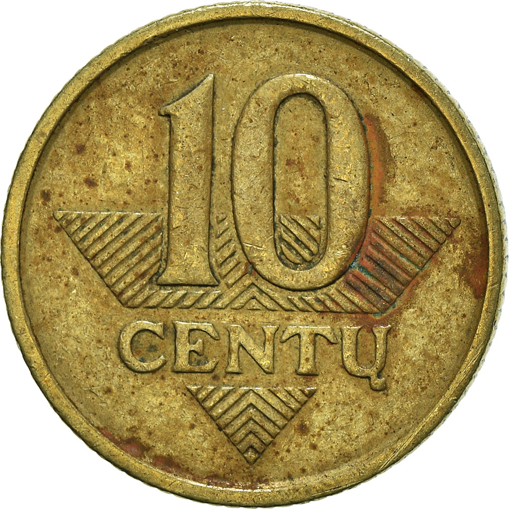 Monnaie, Lituanie, 10 Centu, 1997