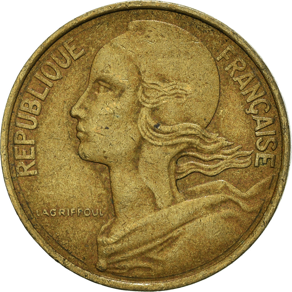 Moneta, Francia, 10 Centimes, 1976