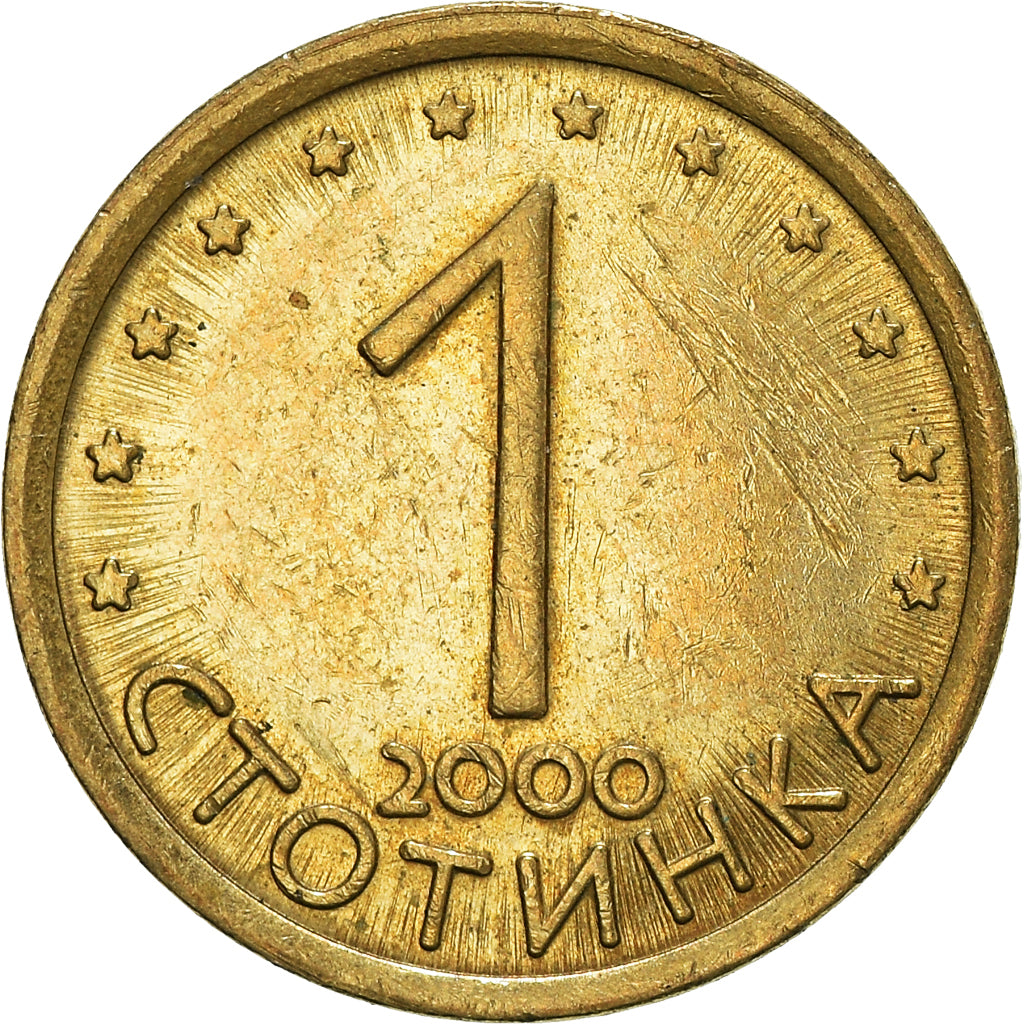 Moeda, Bulgária, Stotinka, 2000