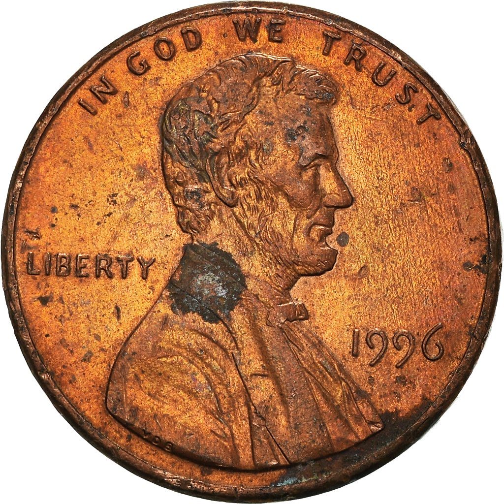 Moneta, Stati Uniti, Cent, 1996