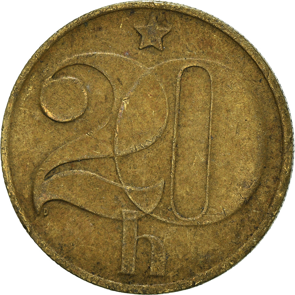 Moneta, Cecoslovacchia, 20 Haleru, 1988