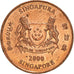 Coin, Singapore, Cent, 2000