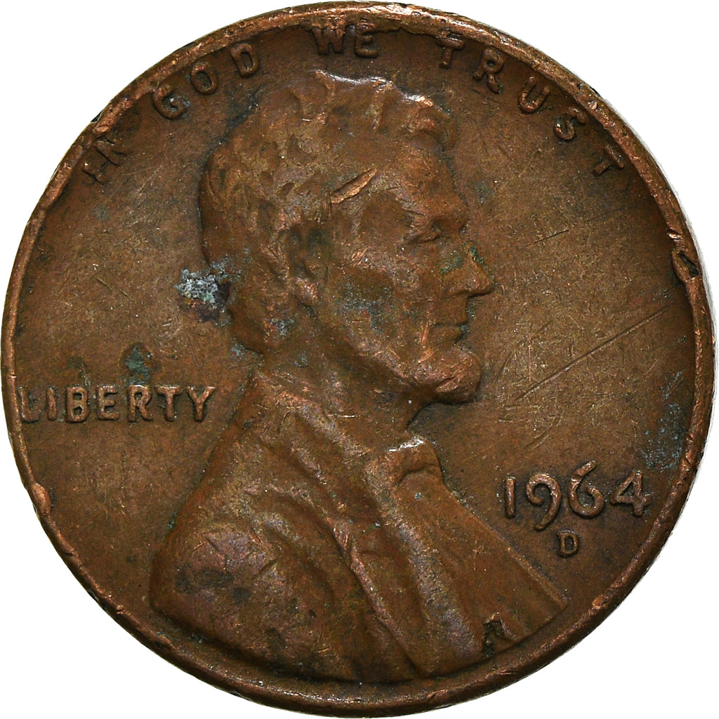 Moneta, Stati Uniti, Cent, 1964