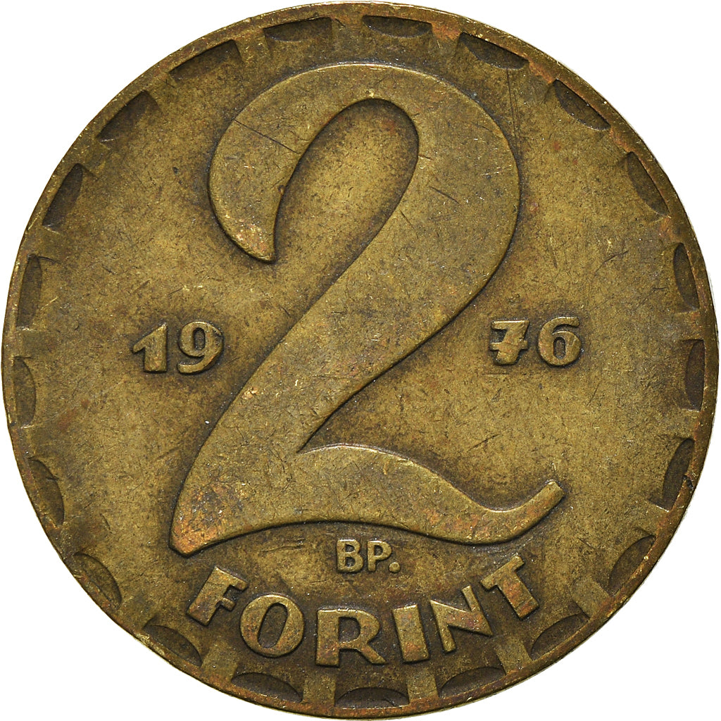 Münze, Ungarn, 2 Forint, 1976