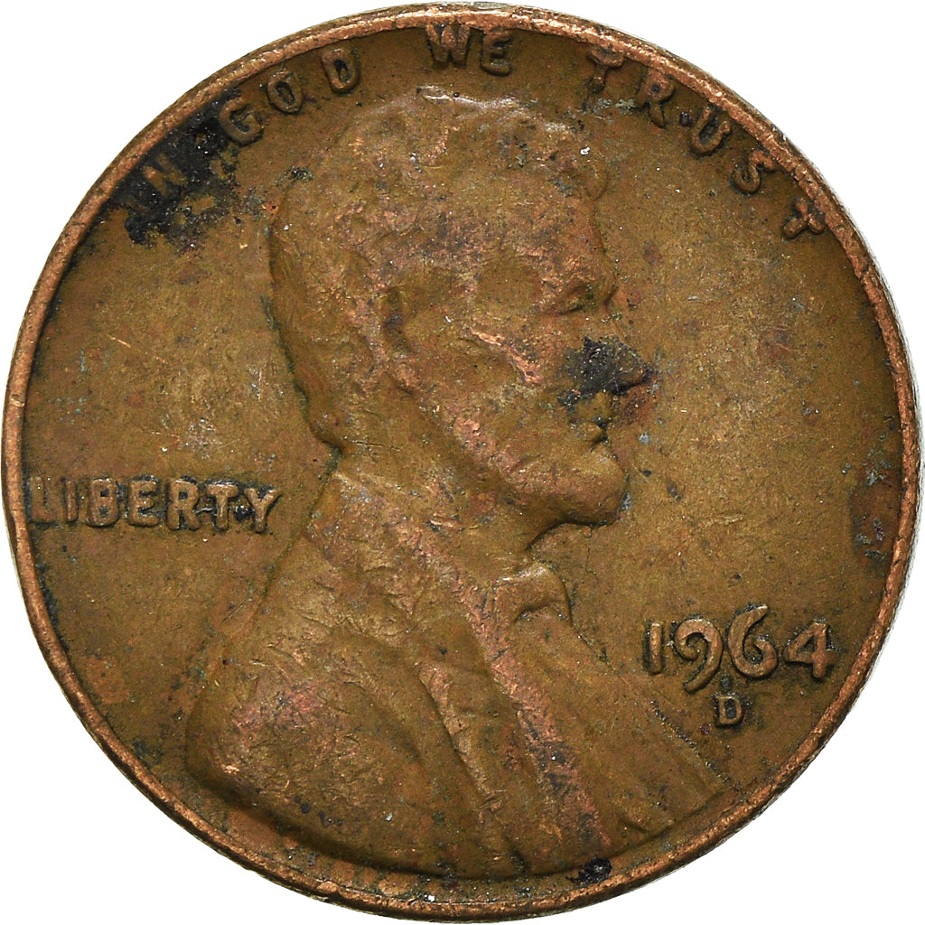 Moneta, Stati Uniti, Cent, 1964