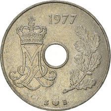 Moneda, Dinamarca, 25 Öre, 1977