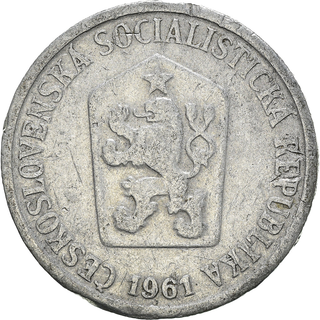 Munten, Tsjecho-Slowakije, 10 Haleru, 1961