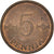 Coin, Finland, 5 Pennia, 1971
