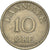 Munten, Denemarken, 10 Öre, 1955