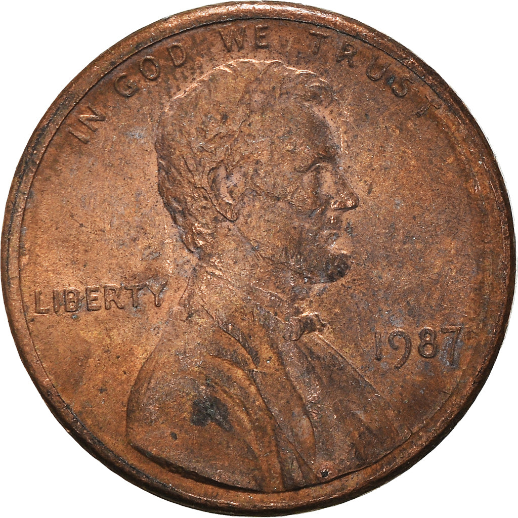 Moneta, Stati Uniti, Cent, 1987