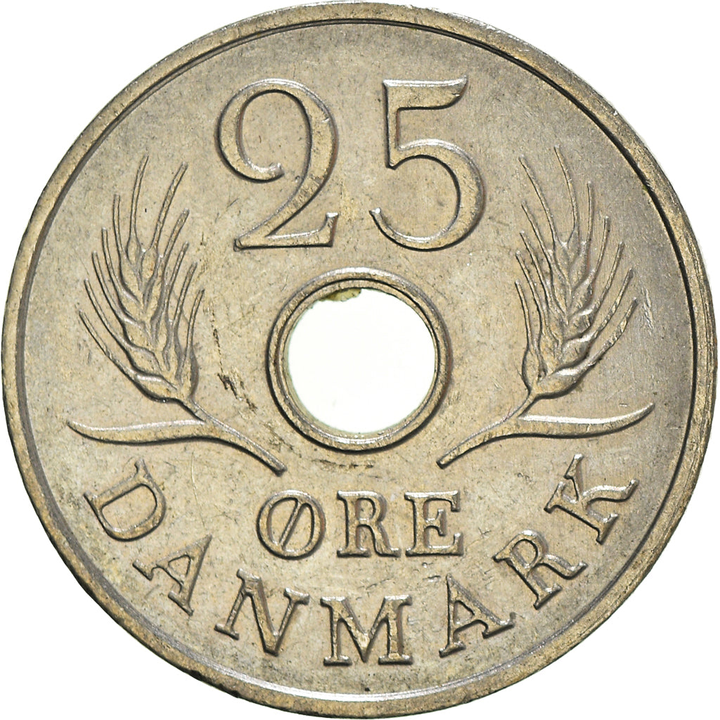 Münze, Dänemark, 25 Öre, 1967
