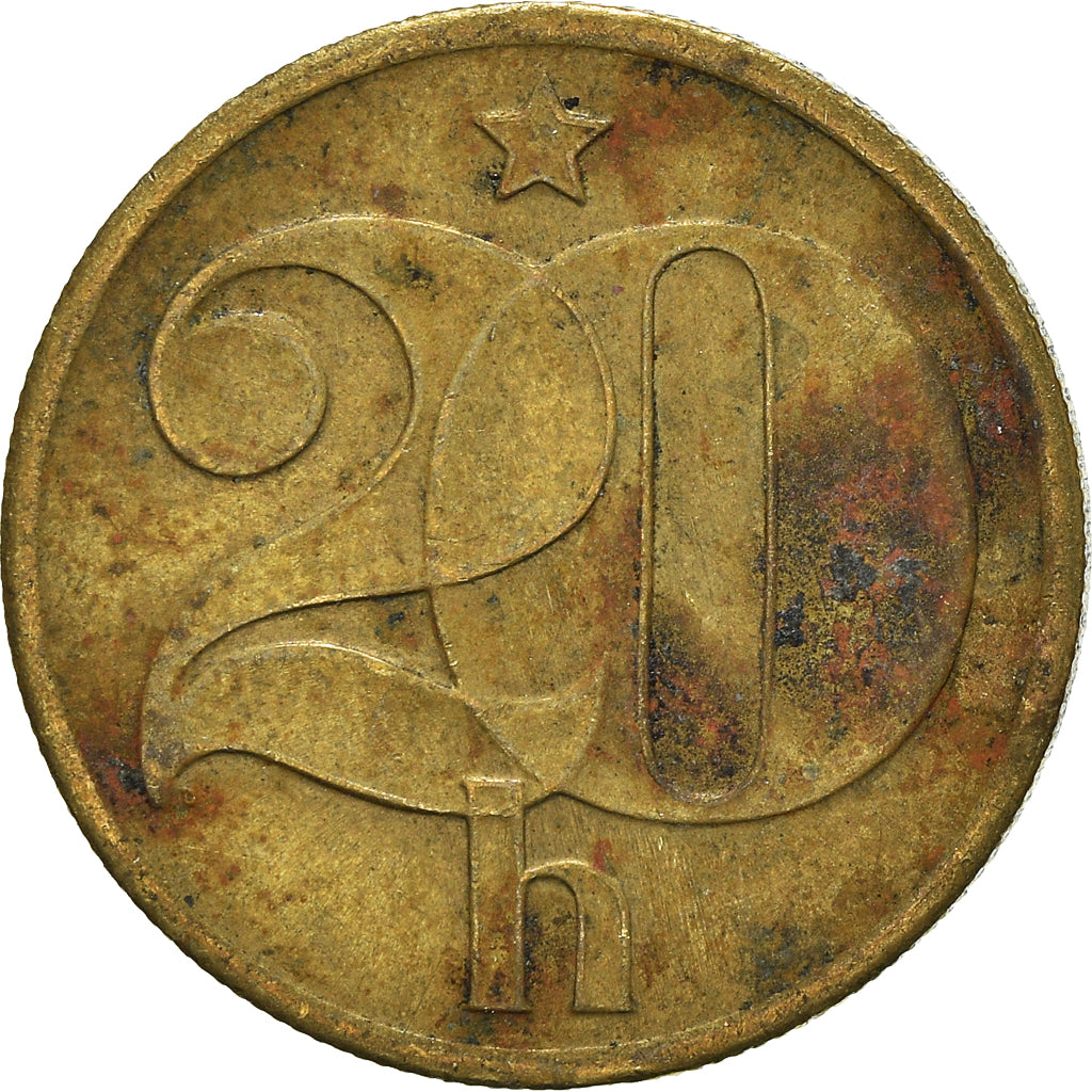 Moneta, Czechosłowacja, 20 Haleru, 1974