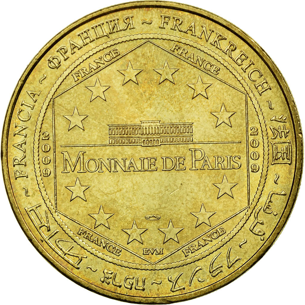 France, Token, Tourist Token, 2009, Monnaie de Paris, MS(63), Cupro-nickel