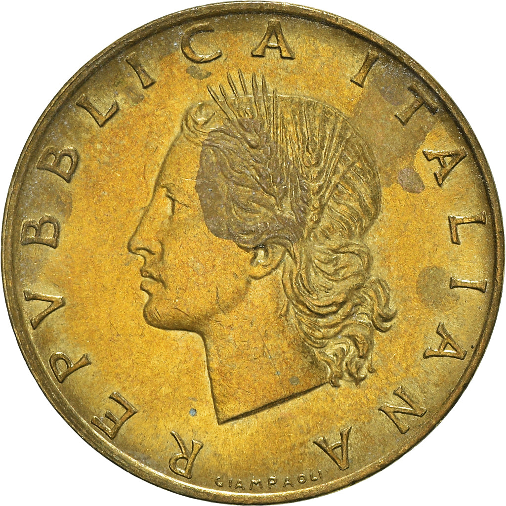 Moeda, Itália, 20 Lire, 1982