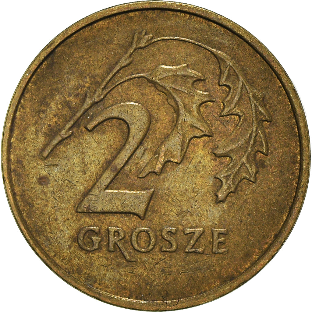 Coin, Poland, 2 Grosze, 1992