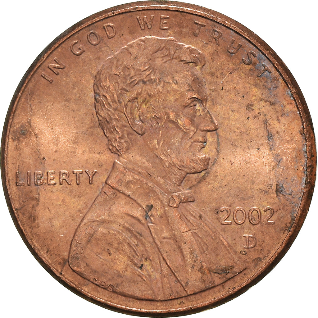 Moeda, Estados Unidos da América, Cent, 2002