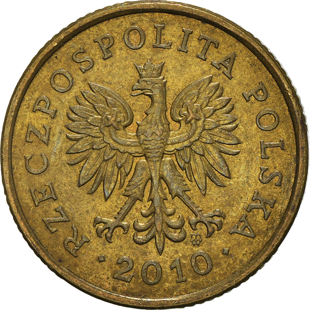 Moneta, Polonia, 5 Groszy, 2010