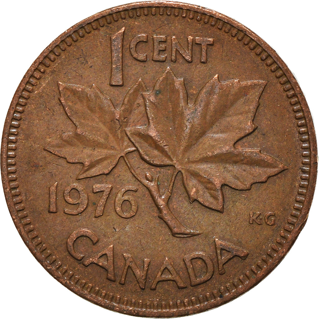 Moneta, Canada, Cent, 1976