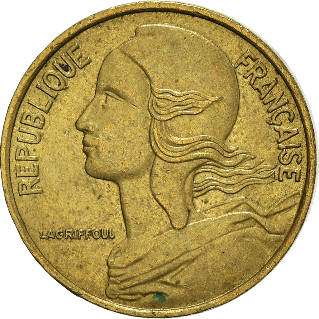 Coin, France, 5 Centimes, 1974