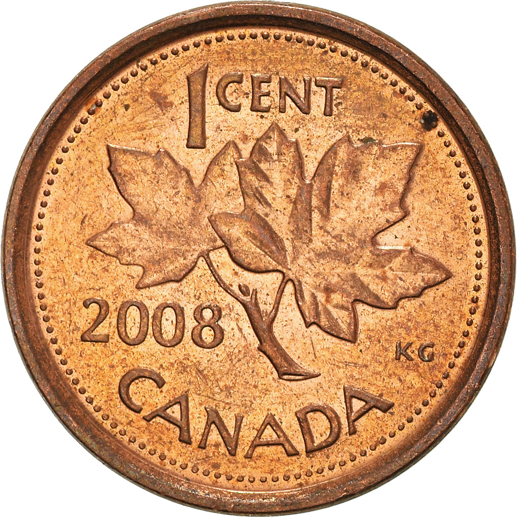 Munten, Canada, Cent, 2008