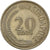 Moneda, Singapur, 20 Cents, 1968