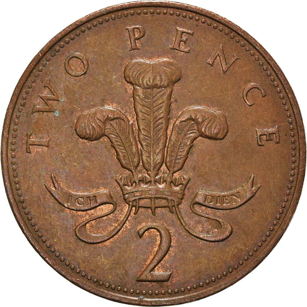 Coin, Great Britain, 2 Pence, 1993