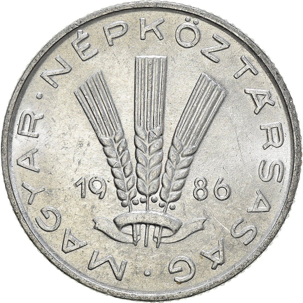 Münze, Ungarn, 20 Fillér, 1986