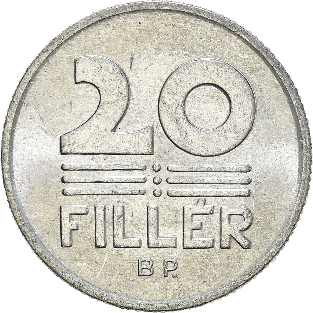 Münze, Ungarn, 20 Fillér, 1986