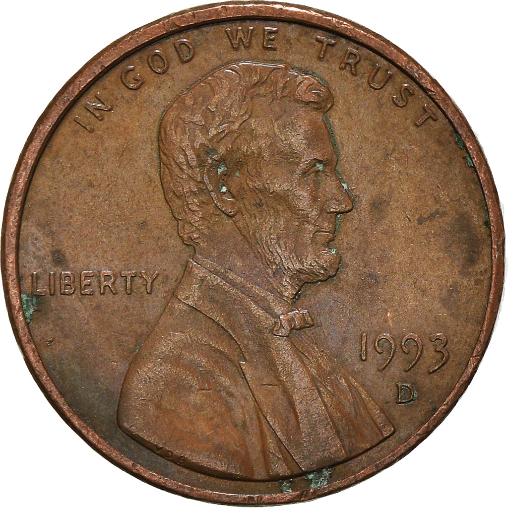 Münze, Vereinigte Staaten, Cent, 1993