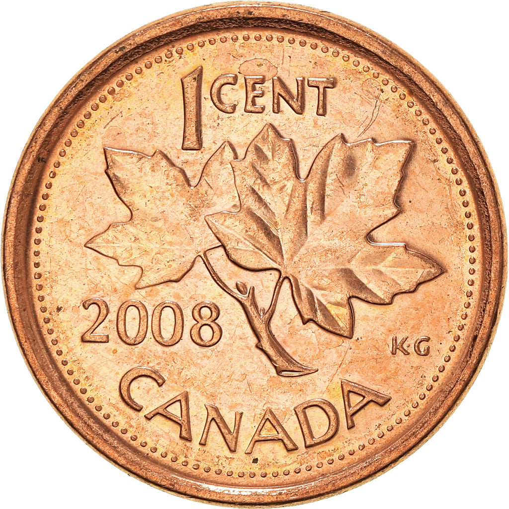 Moneta, Canada, Cent, 2008