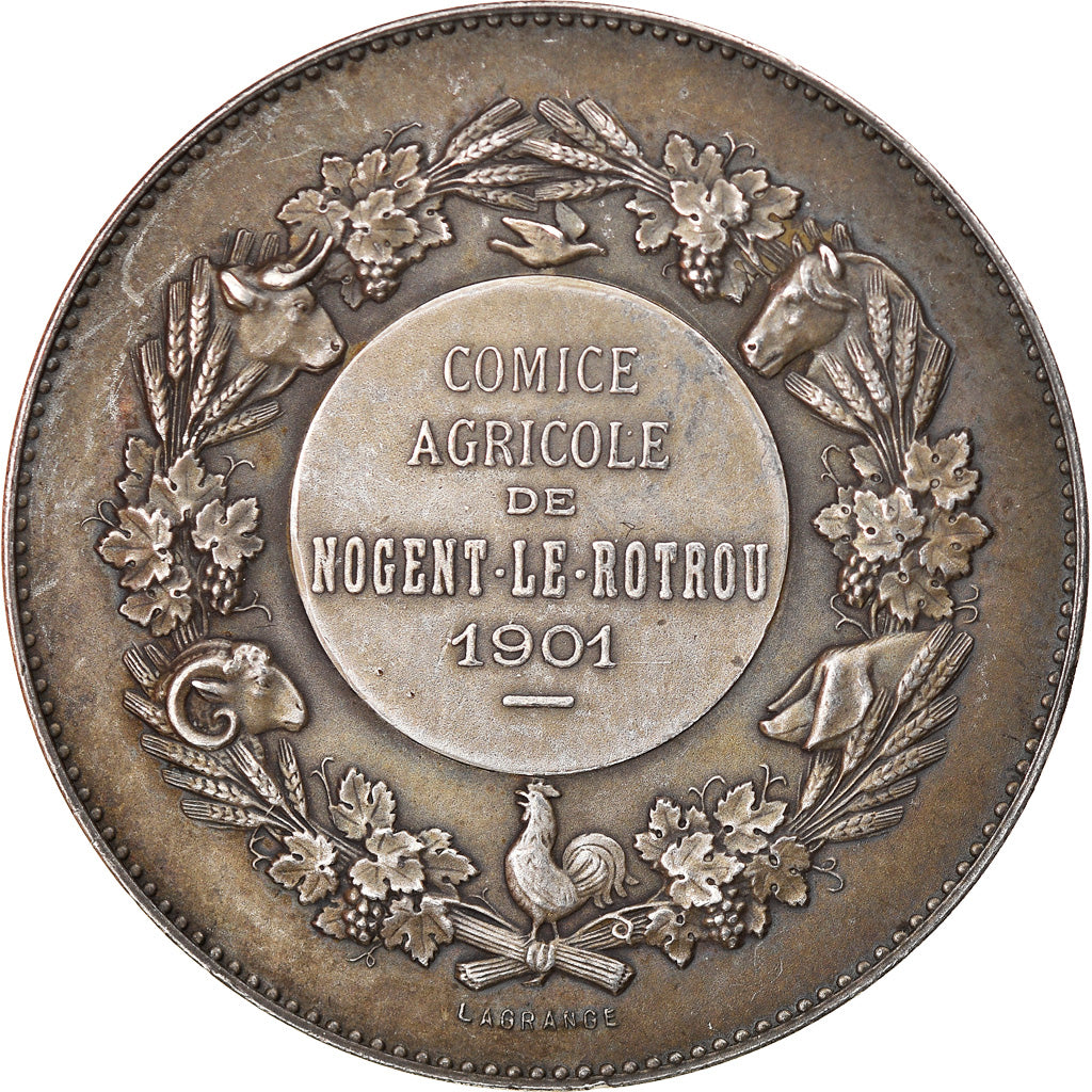 France, Médaille, Agriculture, Comice Agricole de Nogent-le-Rotrou, 1901