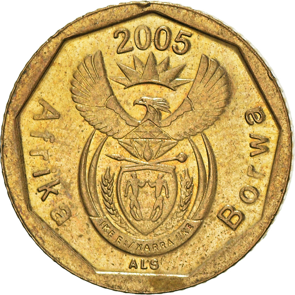 Moneta, Południowa Afryka, 10 Cents, 2005
