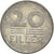 Moneda, Hungría, 20 Fillér, 1985