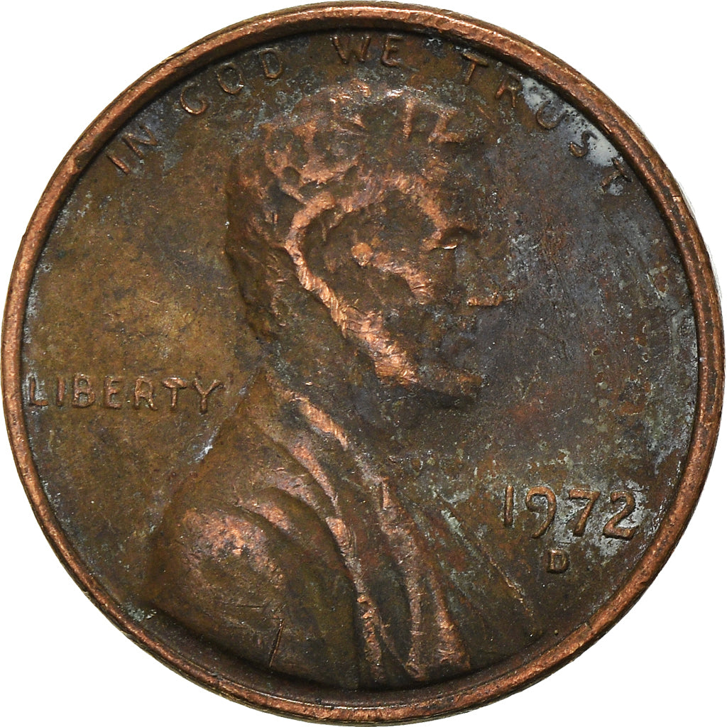 Moneta, Stati Uniti, Cent, 1972